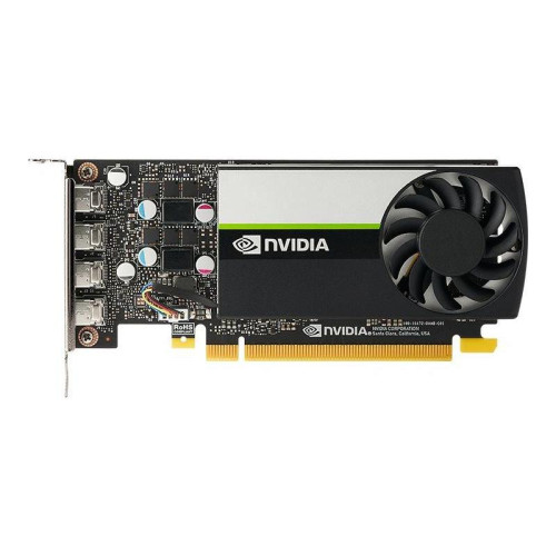Видеокарта PNY PCI-E T1000 NVIDIA T1000 4Gb 128bit GDDR6 mDPx4 HDCP Bulk low profile [VCNT1000-SB]