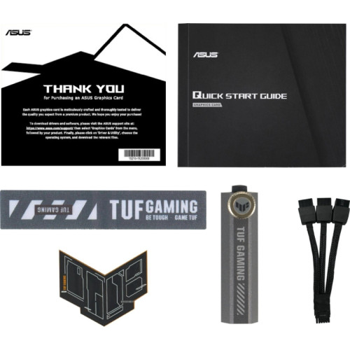 Видеокарта Asus PCI-E TUF-RTX5080-O16G-GAMING NVIDIA GeForce RTX 5080 16Gb 256bit GDDR7 2640/23000 HDMIx2 DPx3 HDCP Ret