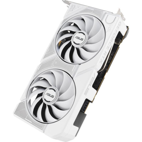 Видеокарта Asus PCI-E 5.0 DUAL-RTX5060-O8G-WHITE NVIDIA GeForce RTX 5060 8Gb 128bit GDDR7 2602/28000 HDMIx1 DPx3 HDCP Ret Видеокарта Asus PCI-E 5.0 DUAL-RTX5060-O8G-WHITE NVIDIA GeForce RTX 5060 8Gb 128bit GDDR7 2602/28000 HDMIx1 DPx3 HDCP Ret