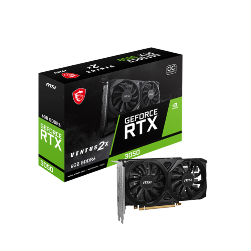 Видеокарта/ GeForce RTX 3050 VENTUS 2X E 6G OC