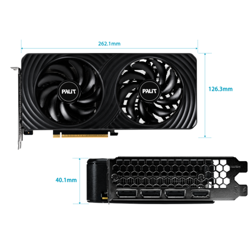 Видеокарта Palit PCI-E 5.0 PA-RTX5050 DUAL NVIDIA GeForce RTX 5050 8Gb 128bit GDDR6 2317/20000 HDMIx1 DPx3 HDCP Ret Видеокарта Palit PCI-E 5.0 PA-RTX5050 DUAL NVIDIA GeForce RTX 5050 8Gb 128bit GDDR6 2317/20000 HDMIx1 DPx3 HDCP Ret