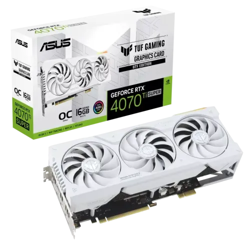 Видеокарта/ TUF-RTX4070TIS-O16G-BTF-WHITE