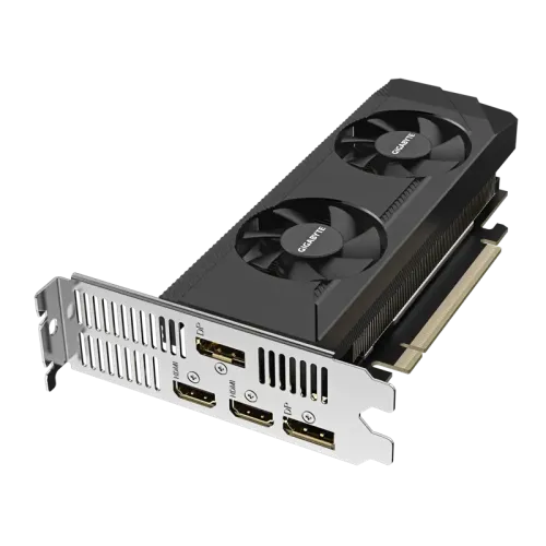 Видеокарта VGA GIGABYTE NVIDIA GeForce RTX 3050 OC Low Profile 6G 6GB, GDDR6/96-bit, PCIe 4.0, 2xHDMI 2.1, 2xDP, 1.8-slot