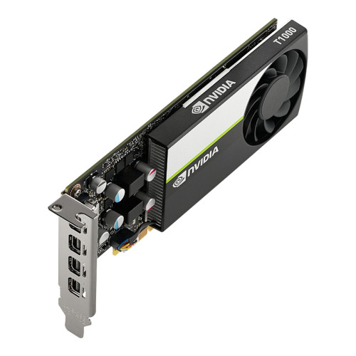 Видеокарта/ VGA PNY NVIDIA T1000, 8 GB GDDR6/128 bit, PCI Express 4.0 x16, 4x mDP