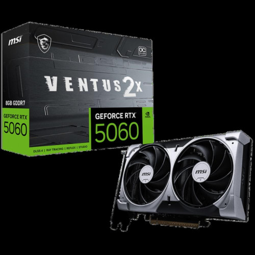 Видеокарта PCIE16 RTX5060 8GB RTX 5060 8G VENTUS 2X OC MSI