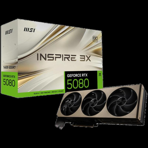Видеокарта PCIE16 RTX5080 16GB RTX 5080 16G INSPIRE 3X OC MSI