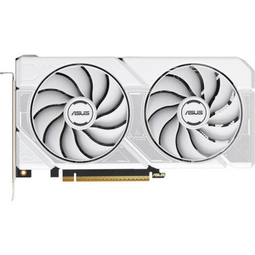 Видеокарта Asus PCI-E 5.0 DUAL-RTX5060-O8G-WHITE NVIDIA GeForce RTX 5060 8Gb 128bit GDDR7 2602/28000 HDMIx1 DPx3 HDCP Ret