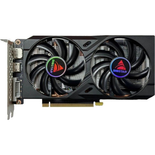 Видеокарта Biostar PCI-E VN1666TF69 NVIDIA GeForce GTX 1660TI 6Gb 192bit GDDR6 1500/12000 DVIx1 HDMIx1 DPx1 HDCP Ret [VN1666TF69]