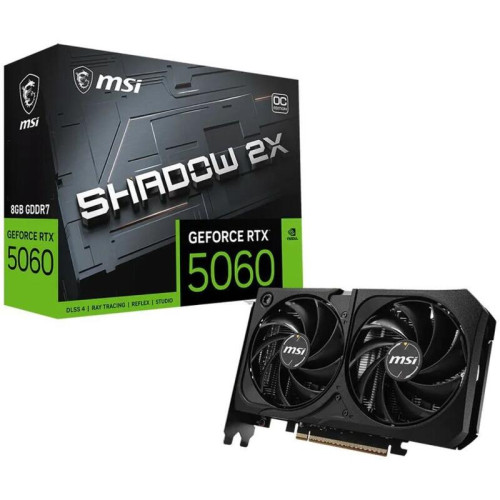 Видеокарта/ GeForce RTX 5060 8G SHADOW 2X OC MAX Видеокарта/ GeForce RTX 5060 8G SHADOW 2X OC MAX