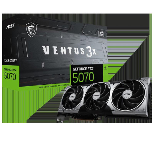 Видеокарта PCIE16 RTX5070 12GB RTX 5070 12G VENTUS 3X OC MSI