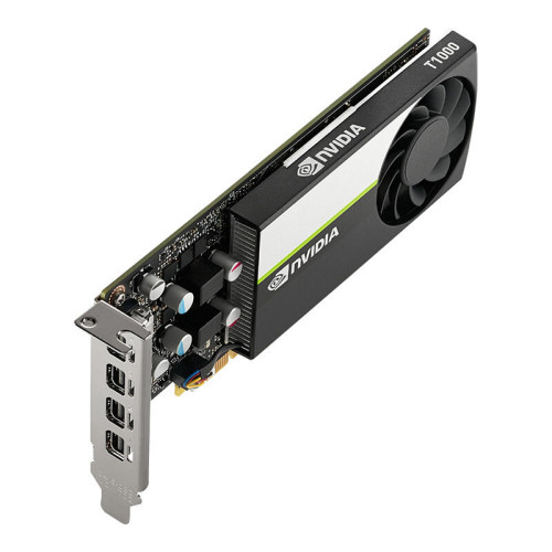 Видеокарта/ VGA NVIDIA QUADRO T1000 4GB, GDDR6/128-bit, PCIe 3.0, 4xmDP, 1-slot, BOX/RTL/PB Видеокарта/ VGA NVIDIA QUADRO T1000 4GB, GDDR6/128-bit, PCIe 3.0, 4xmDP, 1-slot, BOX/RTL/PB