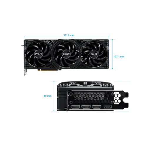 Видеокарта/ Palit GeForce RTX 5080 GamingPro [NE75080019T2-GB2031A]