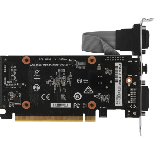 Видеокарта Gigabyte PCI-E GV-N710D3-2GL 2.0 NVIDIA GeForce GT 710 2Gb 64bit DDR3 954/1600 DVIx1 HDMIx1 CRTx1 HDCP Ret low profile [GV-N710D3-2GL 2.0]