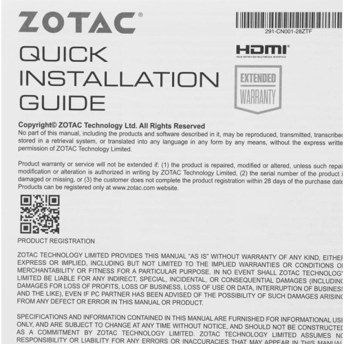 Видеокарта Zotac PCI-E RTX 3050 ECO NVIDIA GeForce RTX 3050 8Gb 128bit GDDR6 1777/14000 HDMIx1 DPx3 HDCP Ret Видеокарта Zotac PCI-E RTX 3050 ECO NVIDIA GeForce RTX 3050 8Gb 128bit GDDR6 1777/14000 HDMIx1 DPx3 HDCP Ret
