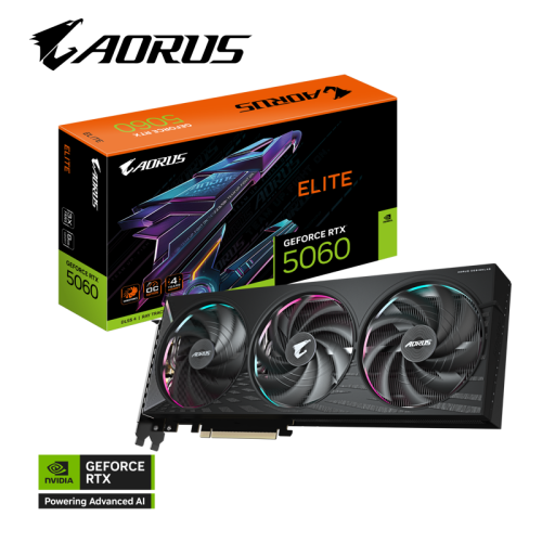 Видеокарта PCIE16 RTX5060 8GB GV-N5060AORUS E-8GD GIGABYTE