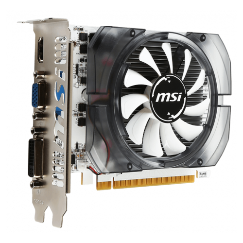 Видеокарта VGA MSI NVIDIA GeForce GT N730-4GD3V2 4GB, DDR3/128-bit, PCIe 2.0, 1xD-Sub, 1xHDMI 1.4, 1xDVI-I, 2-slot