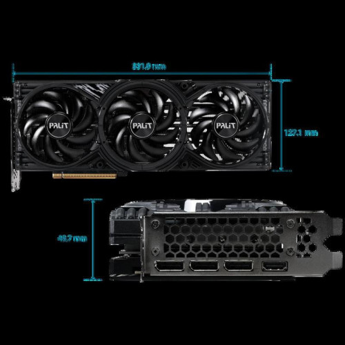 Видеокарта PCIE16 RTX5070 12GB PA-RTX5070 GAMINGPRO-S OC 12GB PALIT