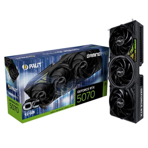 Видеокарта Palit Bad Pack RTX5070 GAMINGPRO OC 12GB GDDR7 192bit 3xDP HDMI 3FAN RTL bp
