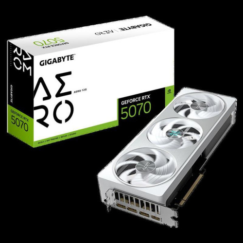 Видеокарта Gigabyte RTX5070 AERO 12GB GDDR7 192bit 3xDP HDMI 3FAN RTL
