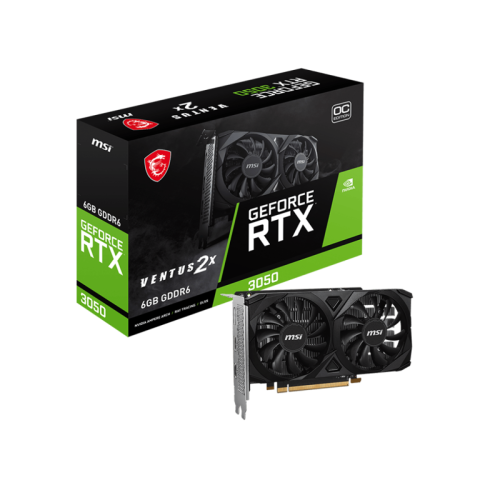 Видеокарта/ GeForce RTX 3050 VENTUS 2X E 6G OC