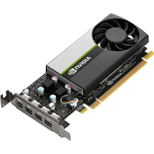 Видеокарта/ VGA PNY NVIDIA QUADRO T1000, 4 GB GDDR6/128 bit, PCI Express 4.0 x16, 4x mDP Видеокарта/ VGA PNY NVIDIA QUADRO T1000, 4 GB GDDR6/128 bit, PCI Express 4.0 x16, 4x mDP