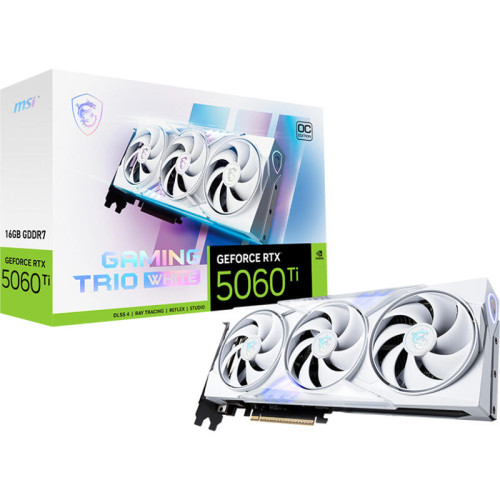 Видеокарта/ GeForce RTX 5060 Ti 16G GAMING TRIO OC WHITE