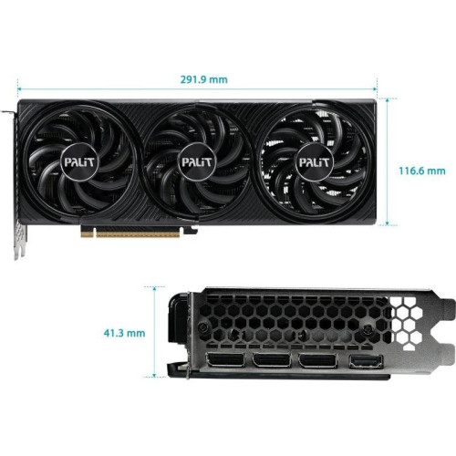 Видеокарта Palit PCI-E RTX5070 Infinity 3 NVIDIA GeForce RTX 5070 12Gb 192bit GDDR7 2325/28000 HDMIx1 DPx3 HDCP Ret
