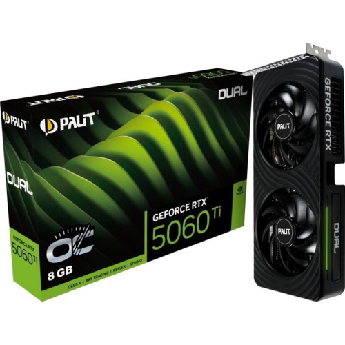 Видеокарта PCIE16 RTX5060TI 8GB PA-RTX5060Ti DUAL OC 8GB PALIT