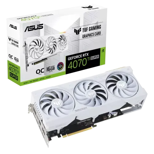 Видеокарта/ TUF-RTX4070TIS-O16G-WHITE-GAMING