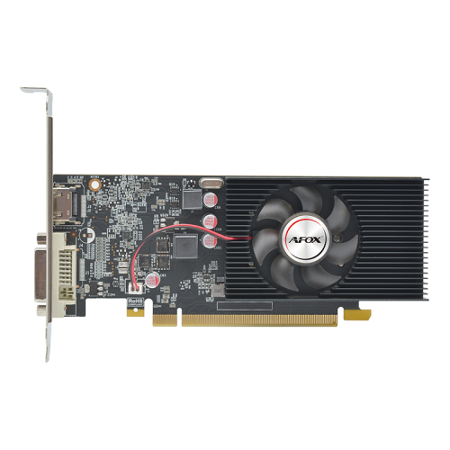 Видеокарта VGA AFOX NVIDIA Geforce GT1030 LP 2GB, GDDR5/64-bit, PCIe 3.0, 1xDVI-D, 1xHDMI 2.0, 1-slot