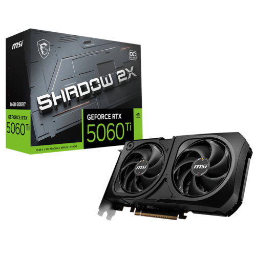GeForce RTX 5060 Ti 16G SHADOW 2X OC PLUS