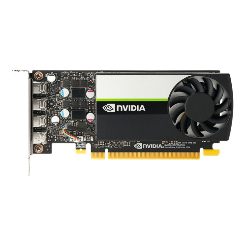 Видеокарта/ VGA NVIDIA QUADRO T1000 4GB, GDDR6/128-bit, PCIe 3.0, 4xmDP, 1-slot, BOX/RTL/PB