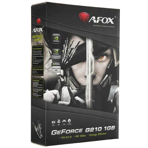 Видеокарта AFOX PCIE16 G210 1GB DDR3 AF210-1024D3L5-V2