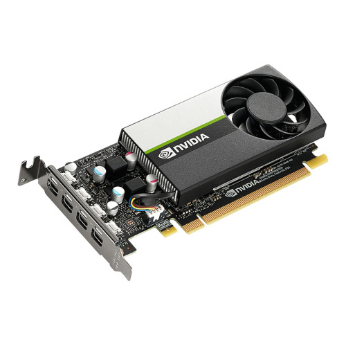 Видеокарта/ VGA NVIDIA QUADRO T1000 4GB, GDDR6/128-bit, PCIe 3.0, 4xmDP, 1-slot, BOX/RTL/PB