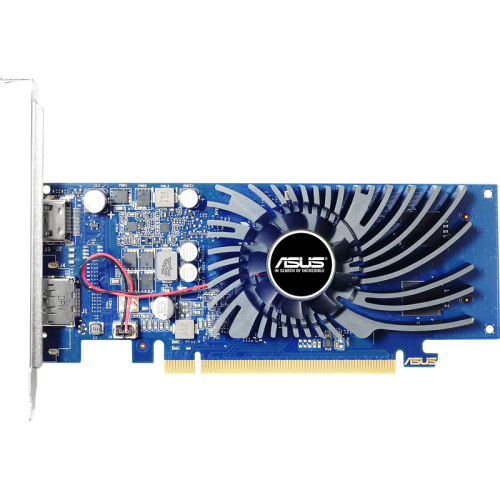 Видеокарта/ VGA ASUS NVIDIA GeForce GT 1030 2GB, GDDR5/64-bit, PCIe 3.0, 1xHDMI 2.0, 1xDP, 2-slot  90YV0AT2-M0NA00