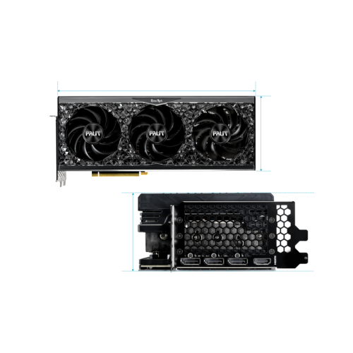 Видеокарта/ RTX4070Ti SUPER GameRock Omniblack 16GB GDDR6X 256-bit DPx3 HDMI 3FAN RTL