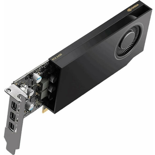 Видеокарта/ VGA NVIDIA A400 PCIe 4GB GDDR6 PCIe Bulk Pack (ATX+LP)