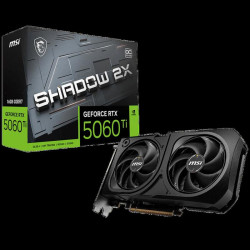 Видеокарта MSI RTX5060Ti SHADOW 2X OC PLUS 16GB GDDR7 128bit 3xDP HDMI 2FAN RTL
