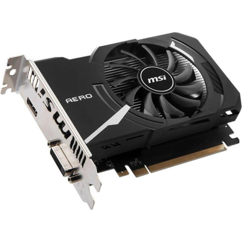 Видеокарта MSI PCI-E GT 1030 AERO ITX 4GD4 OC NVIDIA GeForce GT 1030 4Gb 64bit DDR4 2100/2100 HDMIx1 HDCP Ret [GT 1030 AERO ITX 4GD4 OC]