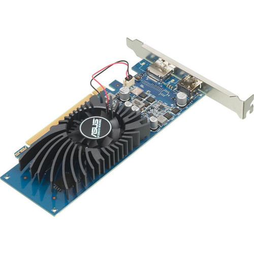 Видеокарта ASUS PCI-E GT1030-2G-BRK NVIDIA GeForce GT 1030 2Gb 64bit GDDR5 1228/6008 HDMIx1 DPx1 HDCP Ret low profile [GT1030-2G-BRK]