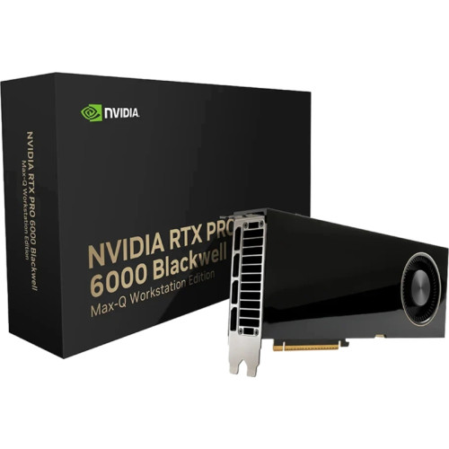Видеокарта/ VGA PNY NVIDIA RTX PRO 6000 Blackwell Max-Q, 96 GB GDDR7 with ECC, DisplayPort 2.1b, PCI Express 5.0 x16, RTL (900-5G153-2500-000)