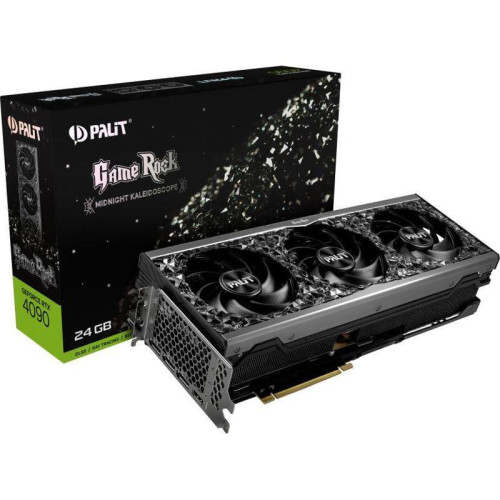 Видеокарта Palit PCI-E 4.0 PA-RTX4090 GAMEROCK NVIDIA GeForce RTX 4090 24Gb 384bit GDDR6X 2235/21000 HDMIx1 DPx3 HDCP Ret [NED4090019SB-1020G]