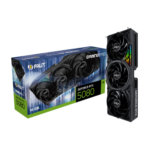 Видеокарта/ Palit GeForce RTX 5080 GamingPro [NE75080019T2-GB2031A]