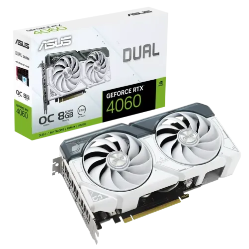 Видеокарта/ DUAL-RTX4060-O8G-WHITE