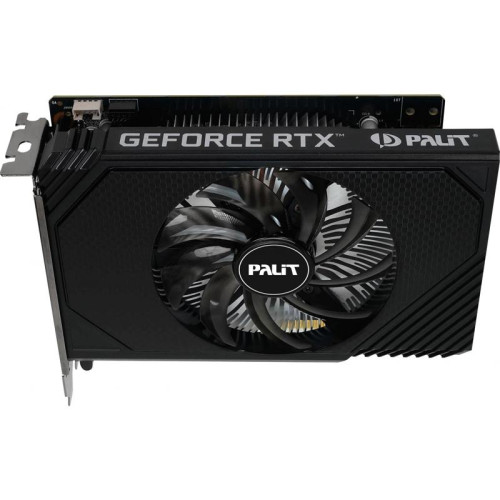 Видеокарта Palit PCI-E 4.0 RTX3050 STORMX NVIDIA GeForce RTX 3050 6Gb 96bit GDDR6 1042/14000 DVIx1 HDMIx1 DPx1 HDCP Ret [NE63050018JE-1070F/1072F]