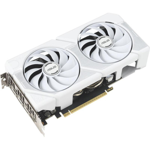 Видеокарта Asus PCI-E 5.0 DUAL-RTX5060TI-O8G-WHITE NVIDIA GeForce RTX 5060TI 8Gb 128bit GDDR7 2602/28000 HDMIx1 DPx3 HDCP Ret