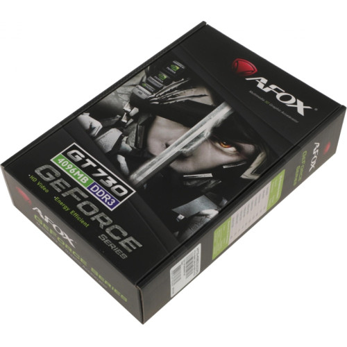 Видеокарта Afox PCI-E AF730-4096D3L6 NVIDIA GeForce GT 730 4Gb 128bit GDDR3 700/1333 DVIx1 HDMIx1 CRTx1 HDCP Ret low profile [AF730-4096D3L6]