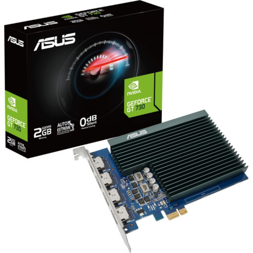 Видеокарта ASUS PCI-E GT730-4H-SL-2GD5 NVIDIA GeForce GT 730 2Gb 64bit GDDR5 902/5010 HDMIx4 HDCP Ret [GT730-4H-SL-2GD5]