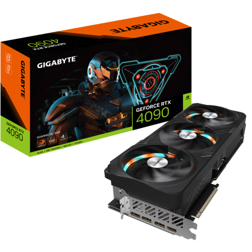 GV-N4090GAMING OC-24GD VGA GIGABYTE NVIDIA GeForce RTX 4090 GAMING OC 24G (rev. 1.0 / 1.1) 24GB, GDDR6X/384-bit, PCIe 4.0, 1xHDMI 2.1a, 3xDP, 3.8-slot