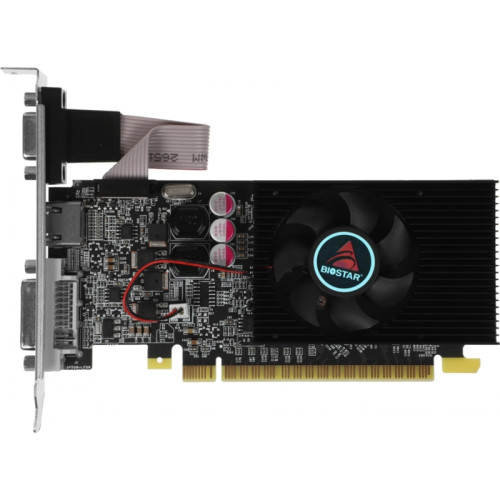 Видеокарта Biostar PCI-E 2.0 GeForce GT610 NVIDIA GeForce GT 610 2Gb 64bit DDR3 700/1333 DVIx1 HDMIx1 CRTx1 HDCP Ret low profile